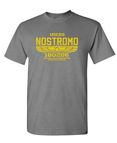 USCSS Nostromo Retro Vintage Style Monster Mens Cotton TShirt