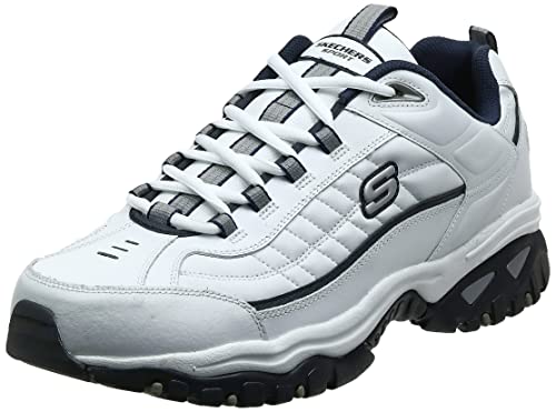 Skechers mens Energy Afterburn road running shoes White Navy 7 5 medium