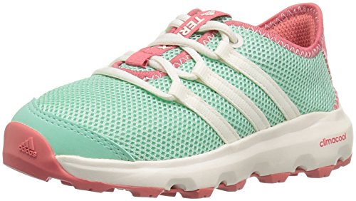 adidas outdoor Kids Terrex Climacool Voyager Laceup Shoe Easy Green Chalk White Tactile Pink 10 5 M US Little Kid